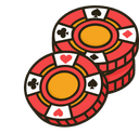 Three chips decoration